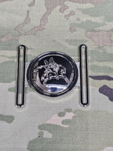 Load image into Gallery viewer, British Army Airborne Forces - Pegasus Stable Belt Buckle - Locket Style - durable nickel plated
