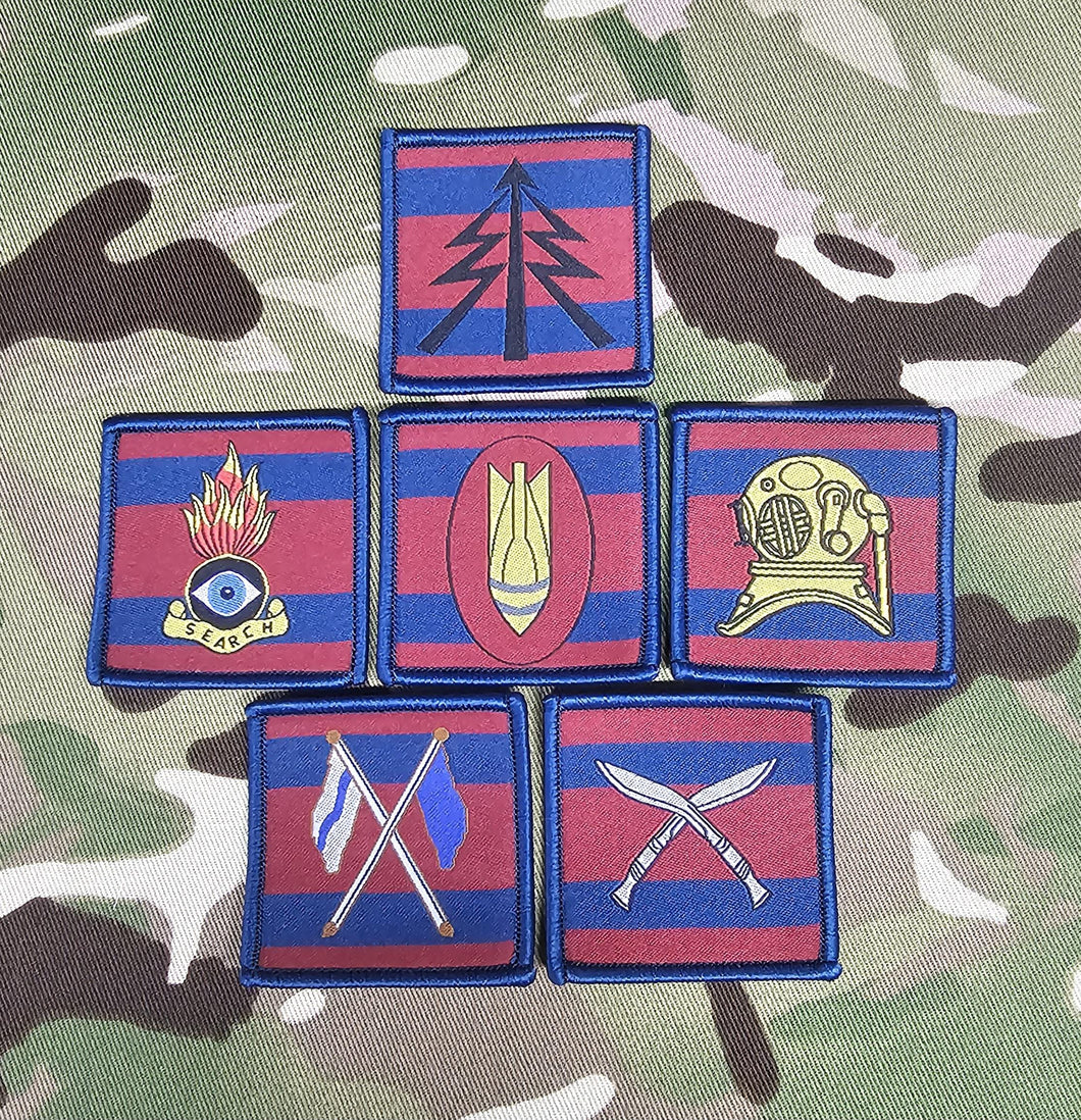Sapper Trade woven Badge Patch 50mm x 50mm TRF The Corps of Royal Engi ...