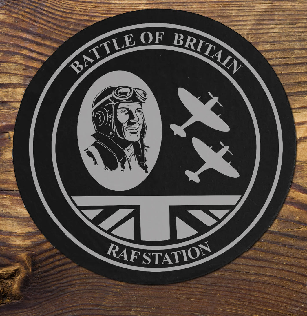 Battle of Britain Night - Personalised Engraved Slate Coasters - Regimental Coaster