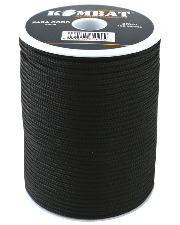 PARA CORD 100 METRES-Black