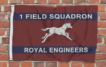 Load image into Gallery viewer, 1 Field Squadron RE (FD SQN) Royal Engineers Regiment - Fully Printed Flag
