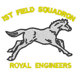 Embroidered 1st Fd Sqn RE Field Squadron Royal Engineers - Choose your Garment