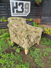 Load image into Gallery viewer, Unique Custom Multi Terrain Camouflage Armchair
