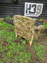 Load image into Gallery viewer, Unique Custom Multi Terrain Camouflage Armchair

