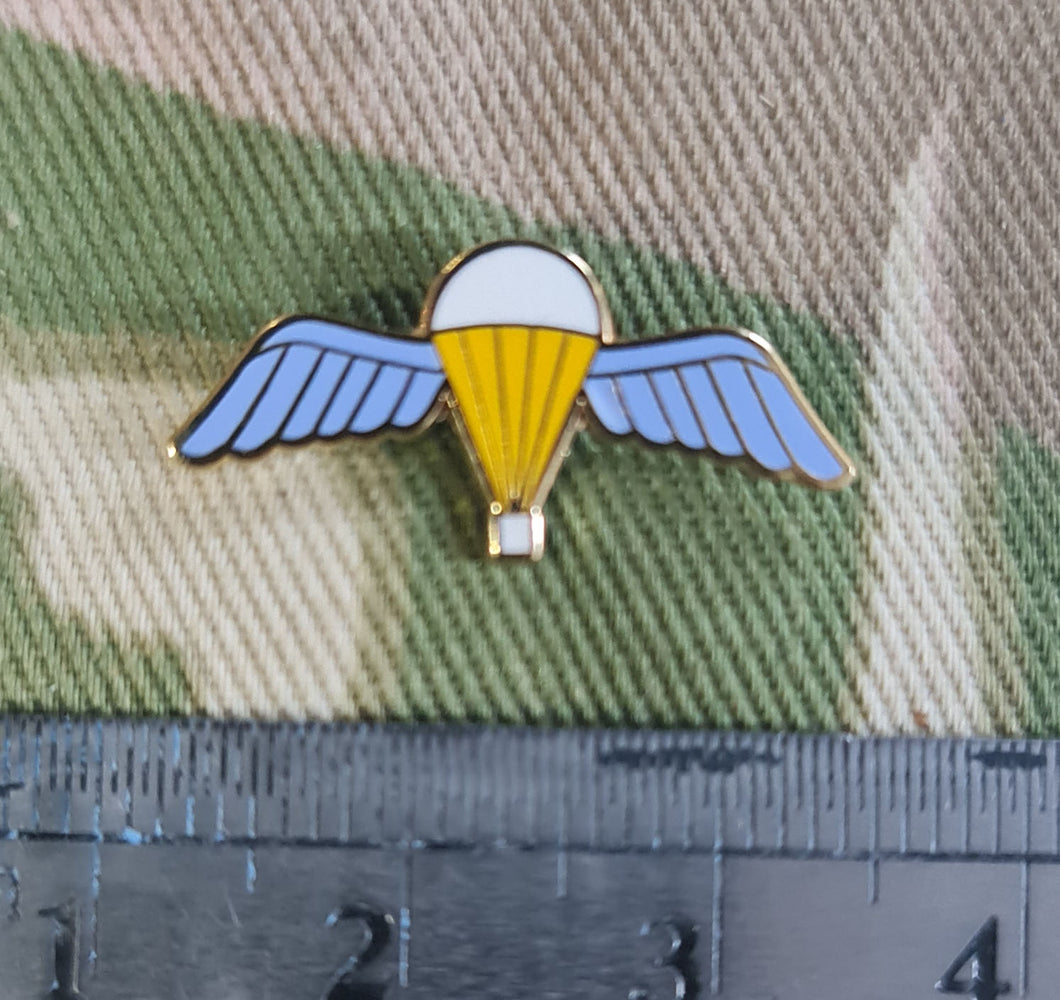 Regimental Enamel Tie / Lapel Pin - British Airborne Wings