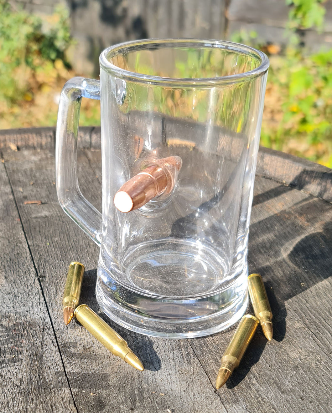 Engraved Personalised Bullet Tankard Glass