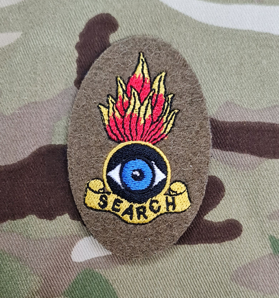 RE Search Team No2 Dress Qualification Badge
