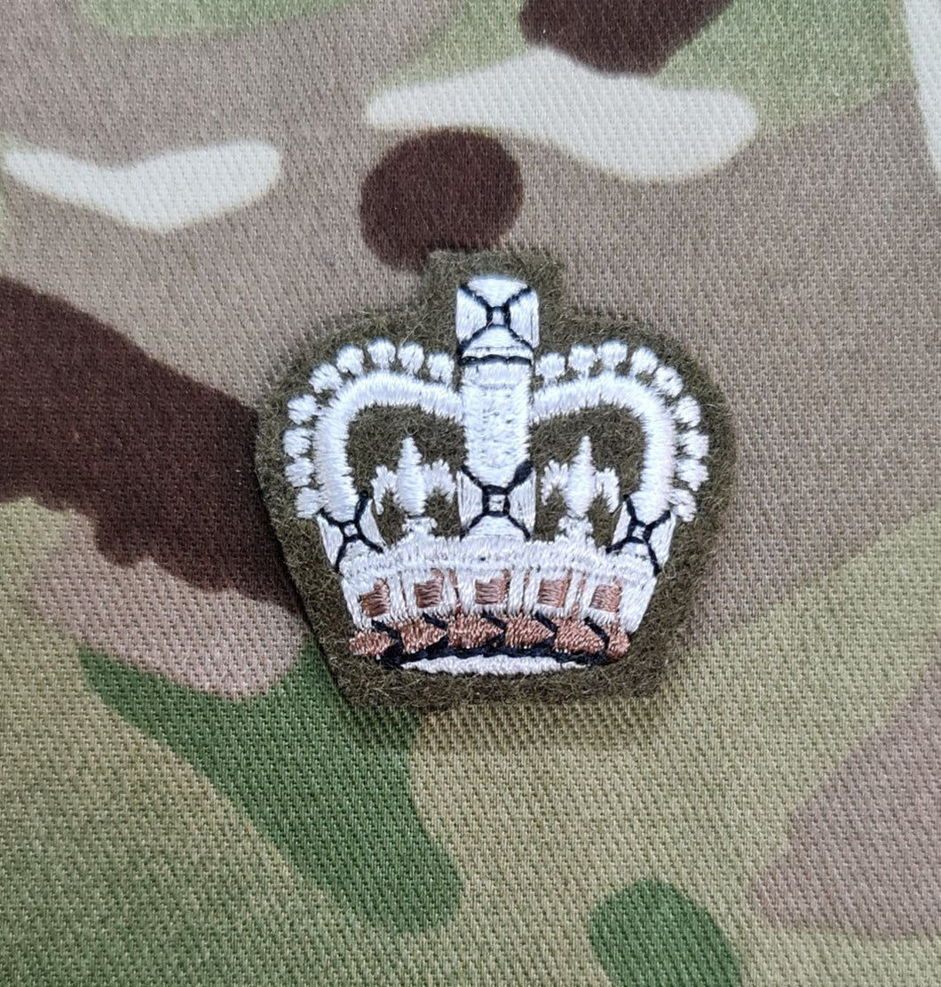SSgt Staff Sergeant Crown No2 Dress Badge Jumper / Tunic