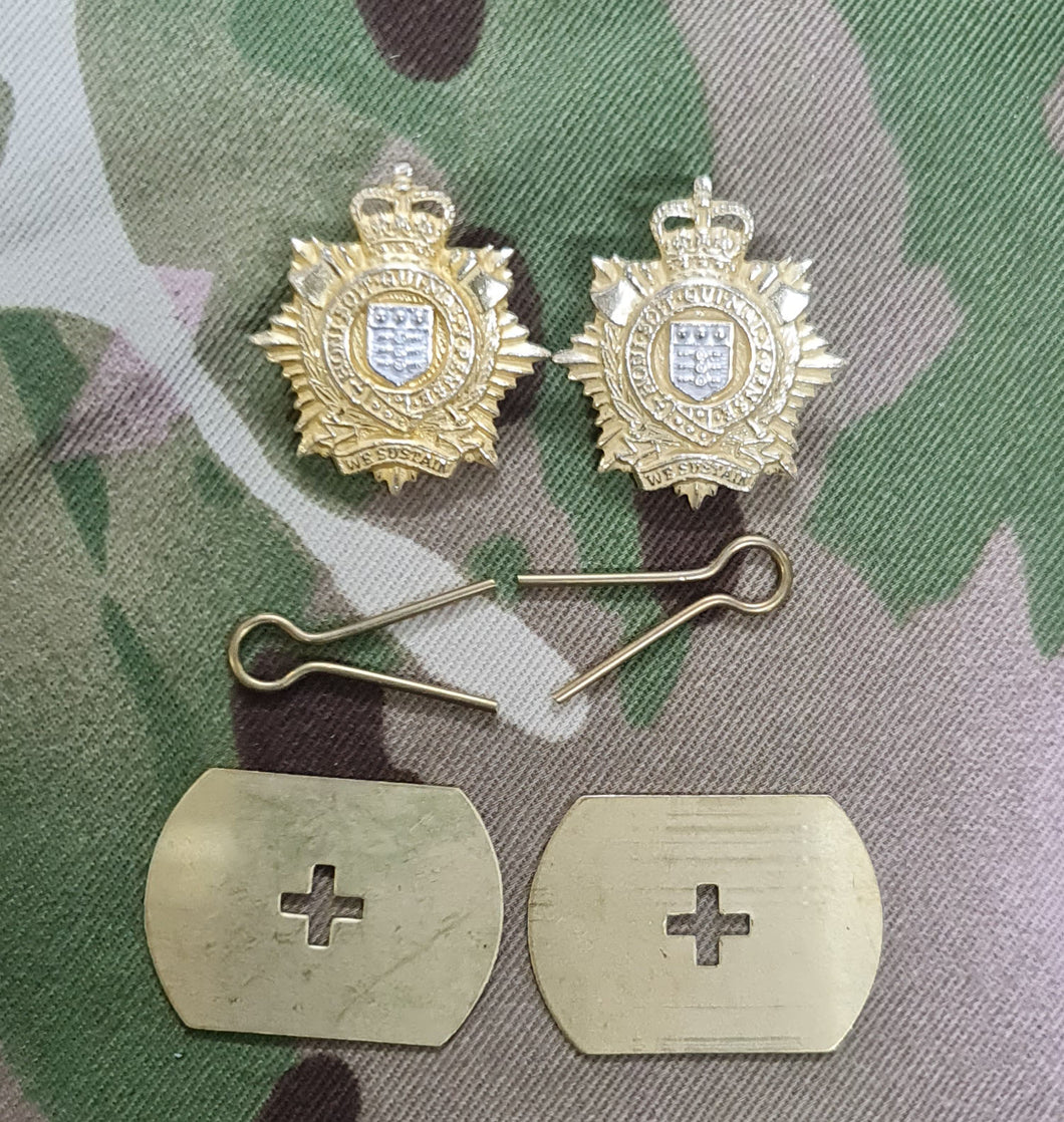 Royal Logistic Corps RLC Other Ranks OR Collar Badges