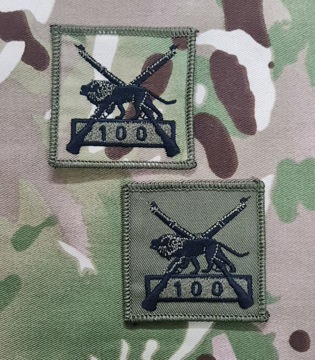 Bisley 100 Shooting Subdued Combat qualification Badge