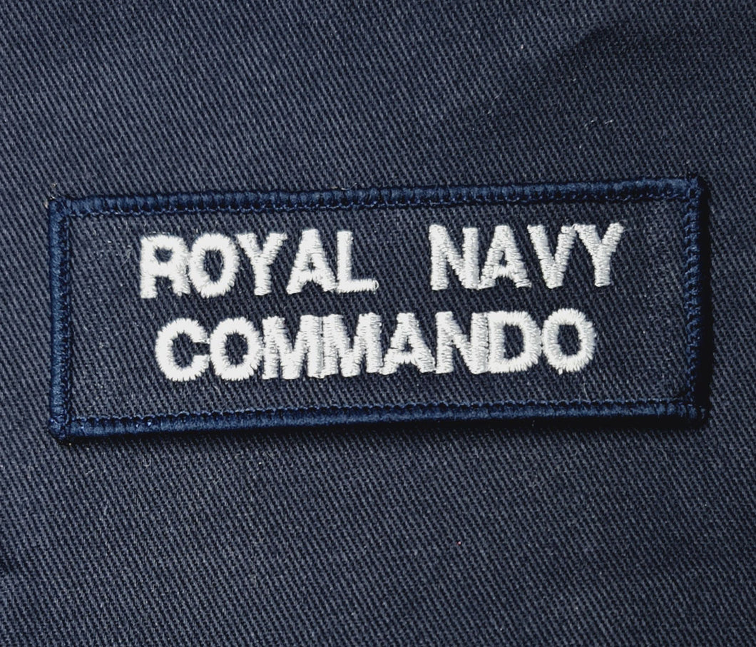 FCF Style Royal Navy Blue PCS Commando Shoulder Flash / Mud Guard ...