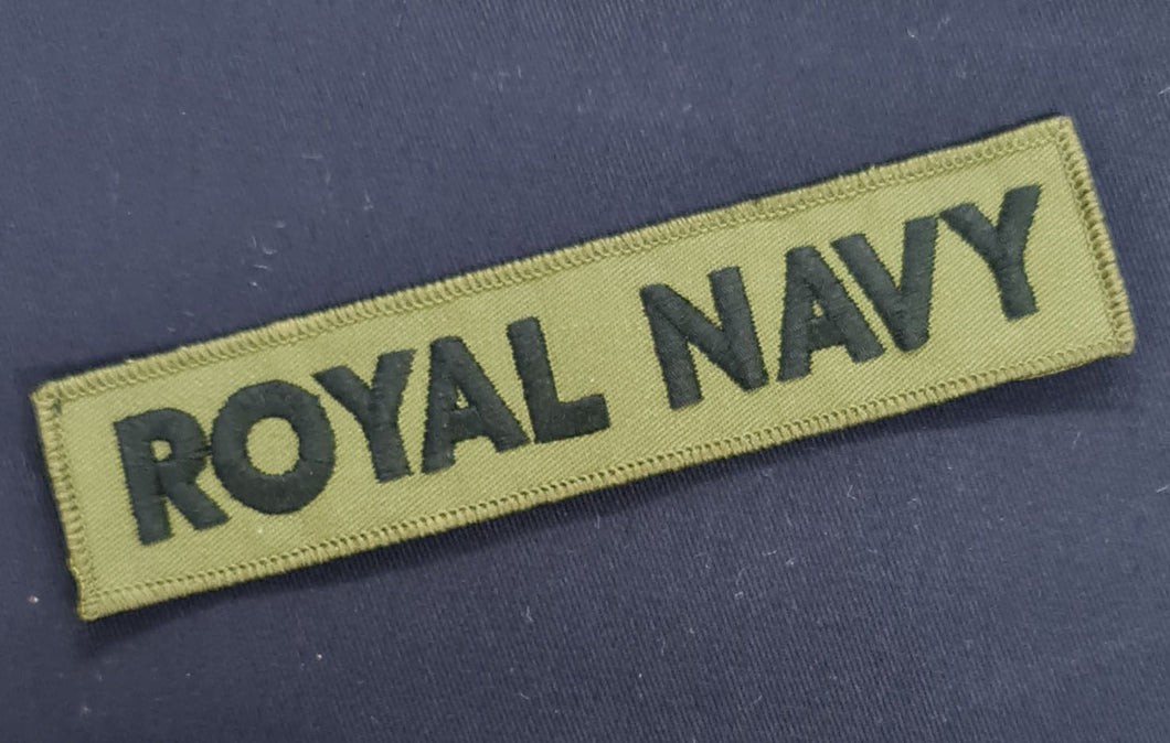 Royal Navy PCS Subdued Olive Green Chest Identification Badge