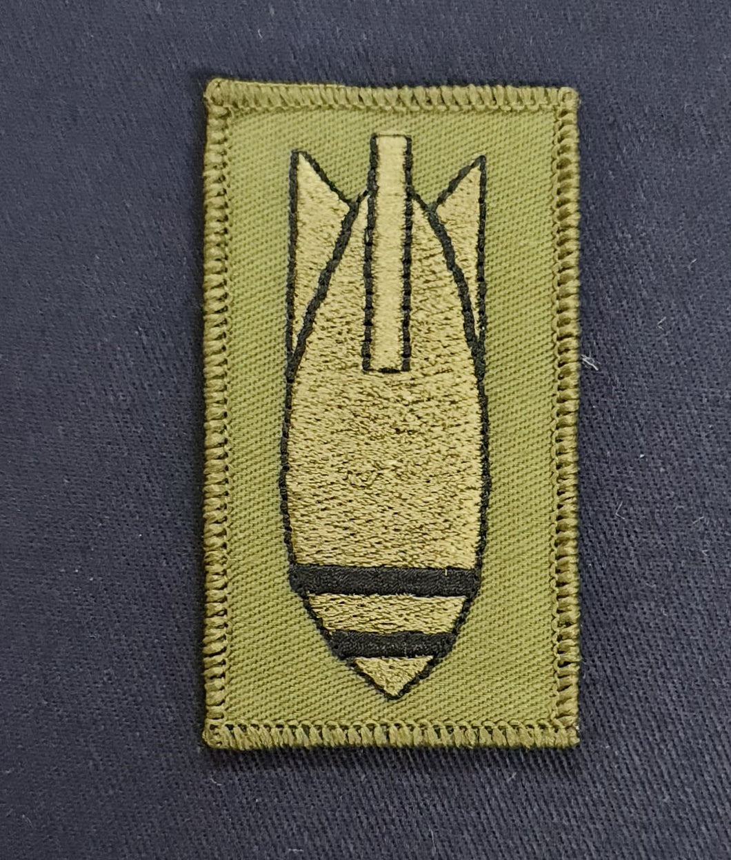 Royal Navy PCS Subdued Olive Green EOD Bomb Disposal Qualification Badge