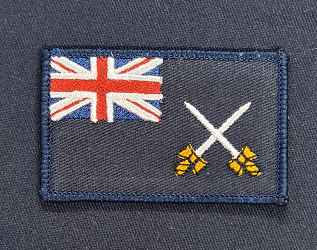 17 Port & Maritime Regiment Colour Flag Navy Ensign Patch / Badge