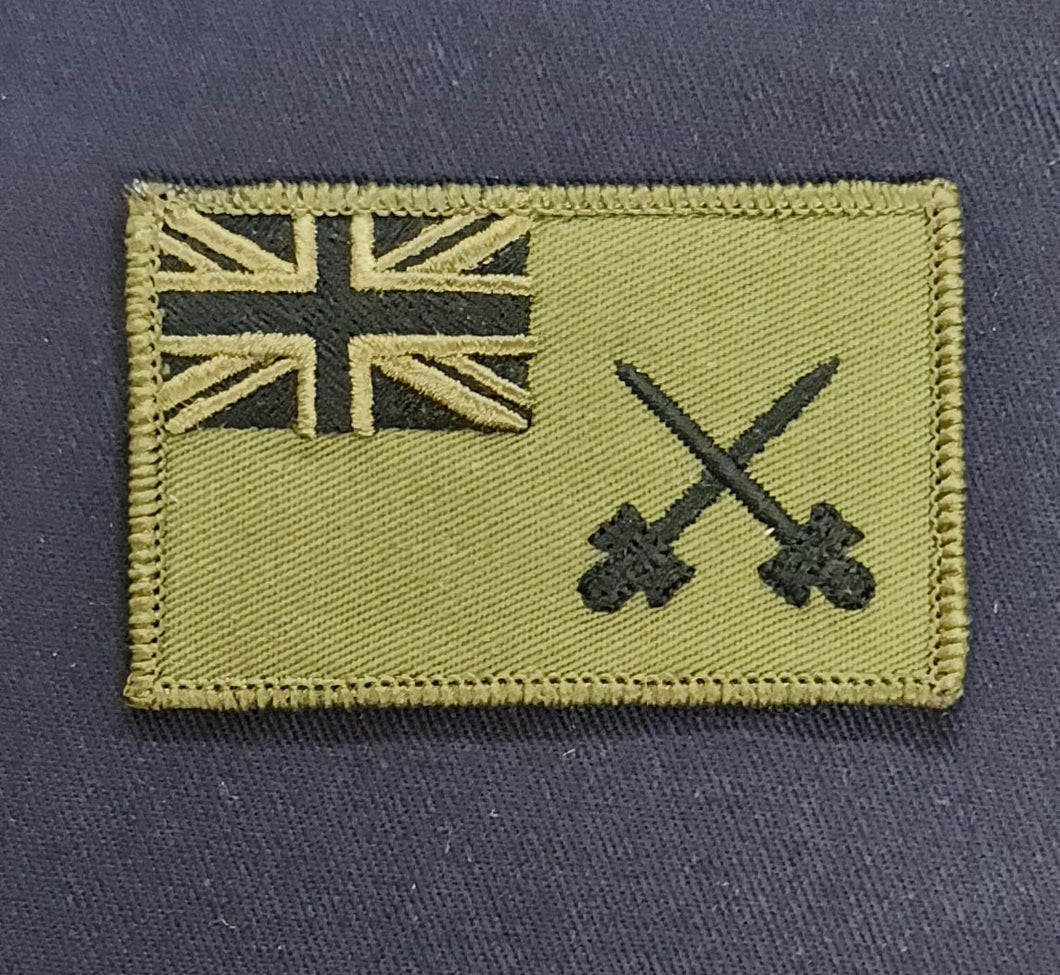 17 Port & Maritime Regiment Subdued Flag Navy Ensign Patch / Badge