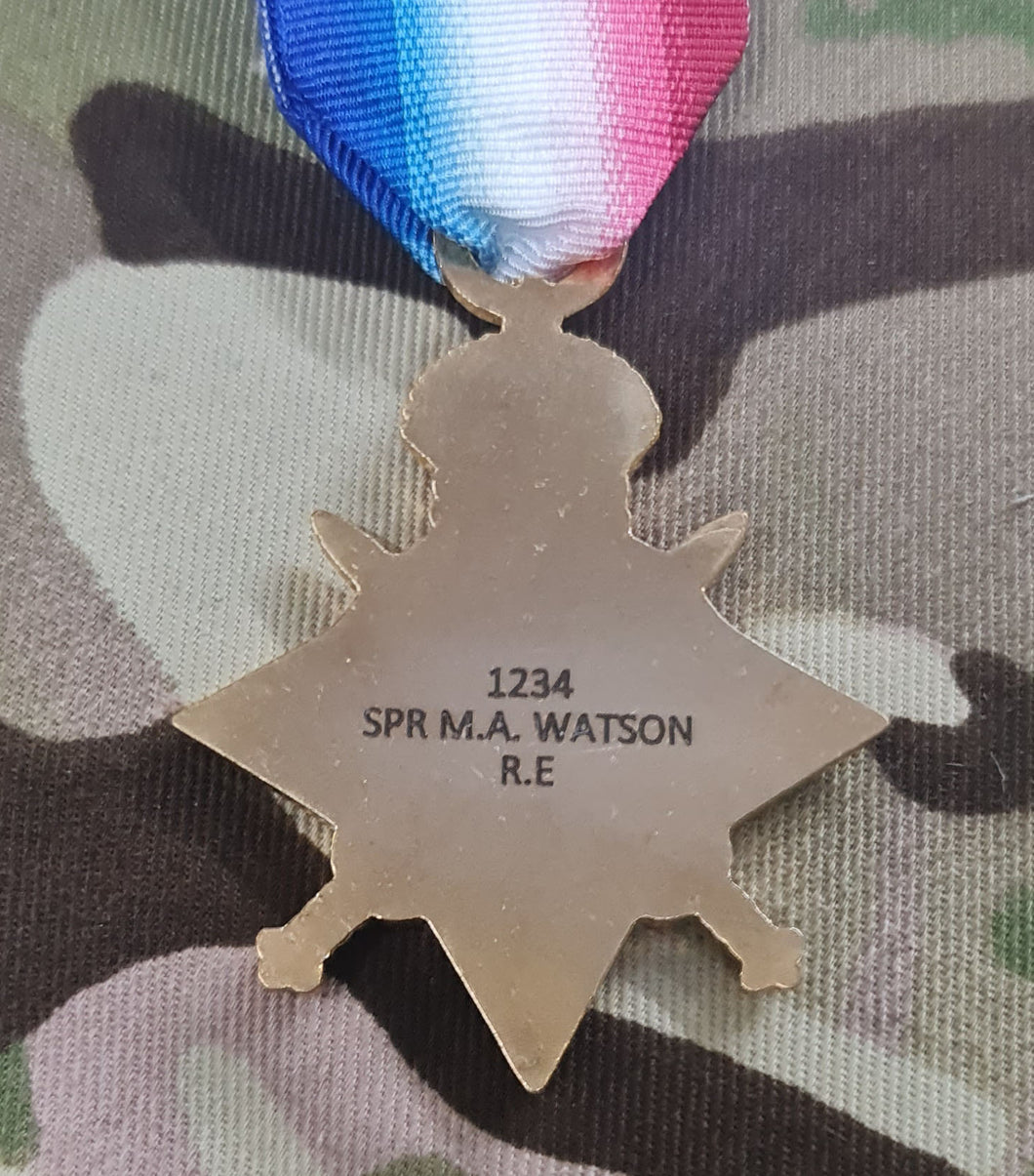 Medal Back Engraving / Naming