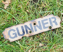 Load image into Gallery viewer, Gunner (RA) Royal Artillery Wooden Sign
