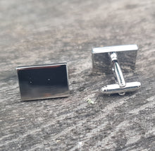 Load image into Gallery viewer, Engraved Regimental, Cuff Links (Rectangle) - tell us your design
