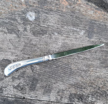 Load image into Gallery viewer, Cast pewter and stainless steel Pistol Letter Opener
