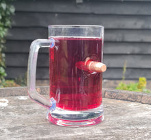 Load image into Gallery viewer, Engraved Personalised Bullet Tankard Glass
