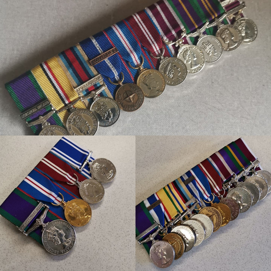 Court Mounting Medals (Full Size & Miniature)