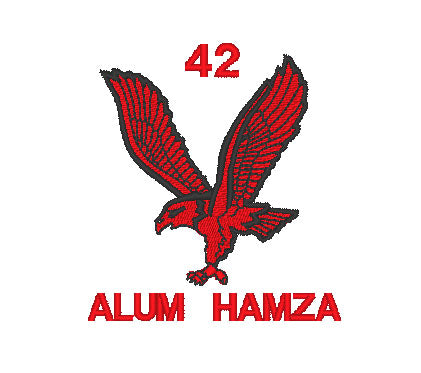42 (Alem Hamza) AD Support Bty - Embroidered Design - Choose your Garment