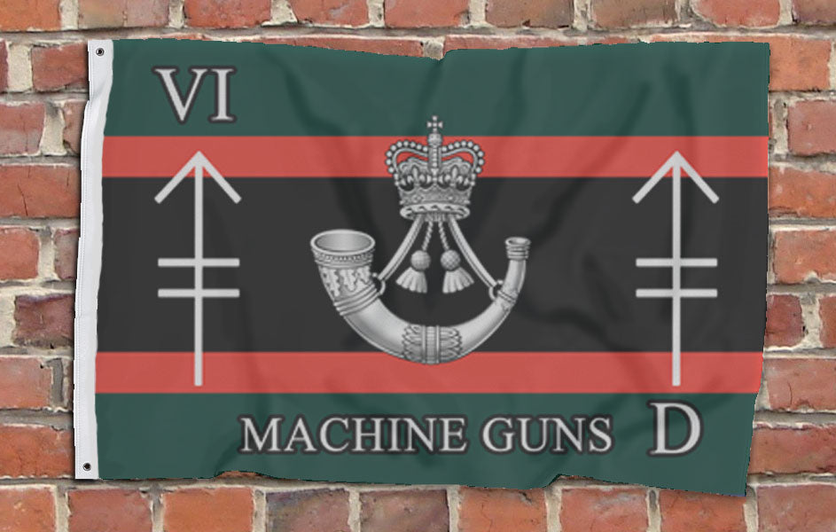 4 Rifles Machine Guns - Fully Printed Flag