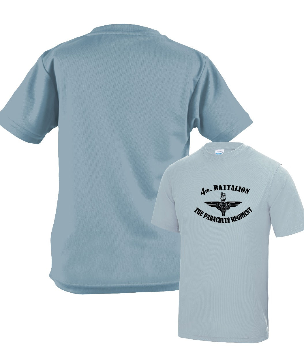 Double Printed 4th Battalion Parachute Regiment Wicking T-Shirt