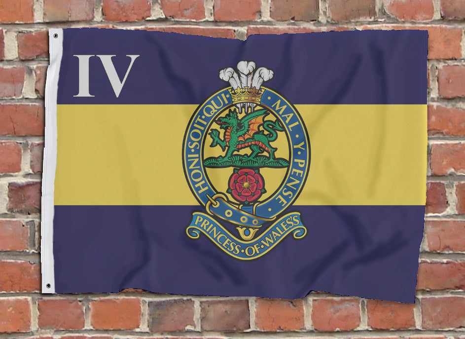 4 Princess Of Wales's Royal Regiment Flag – hanger39colchester