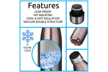 Load image into Gallery viewer, Personalised Engraved 500ml Stainless Steel Water Bottle
