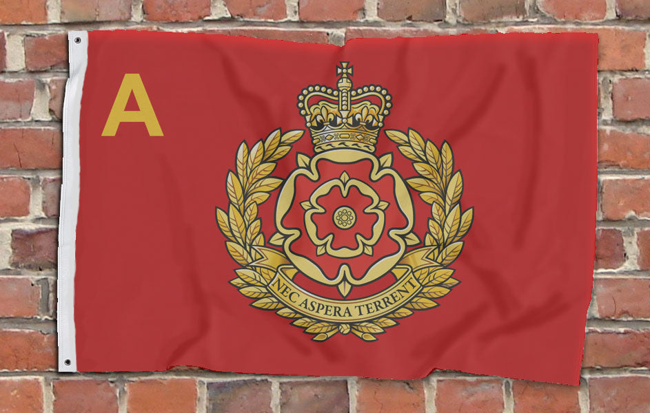 A Coy 4 LANCS Lancashire Regiment - Fully Printed Flag – hanger39colchester