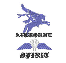 Load image into Gallery viewer, Airborne Spirit (Pegasus &amp; Airborne wings) - Embroidered - Choose your Garment
