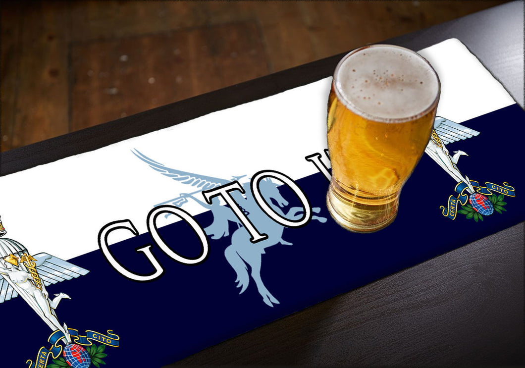 Printed Design Your Own Beer Mat / Bar Runner - 216 Para Signals (go to it)