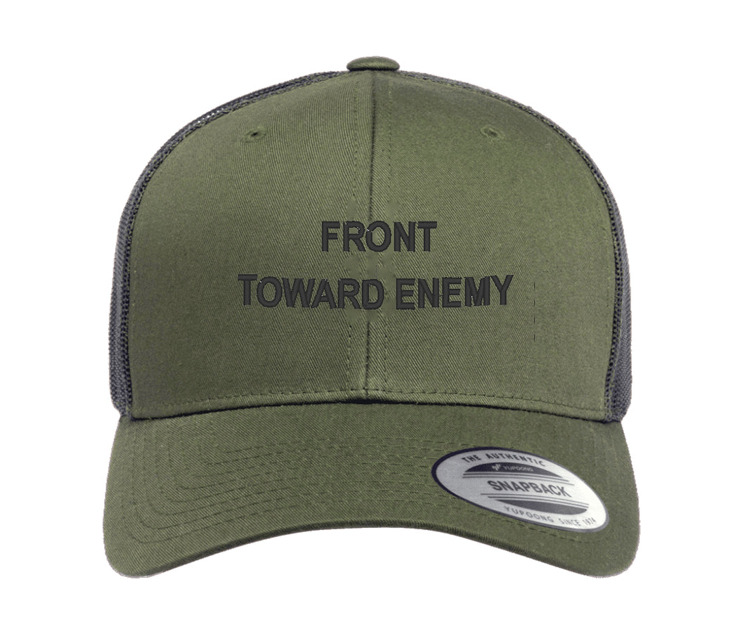 Embroidered Flexfit Yupong Cap Claymore front towards enemy