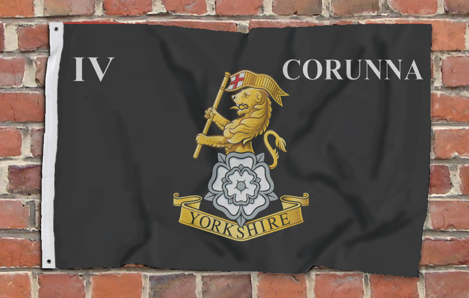 Corunna Company, 4 Yorks / Yorkshire Regiment - Fully Printed Flag