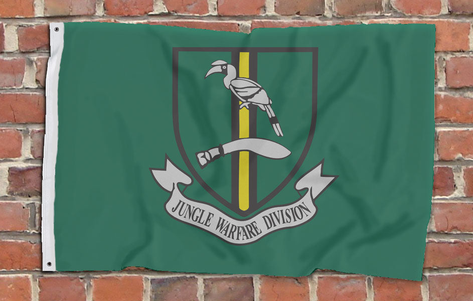 Jungle Warfare Division - Fully Printed Flag