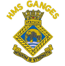 Load image into Gallery viewer, HMS Ganges - Embroidered Design - Choose your Garment
