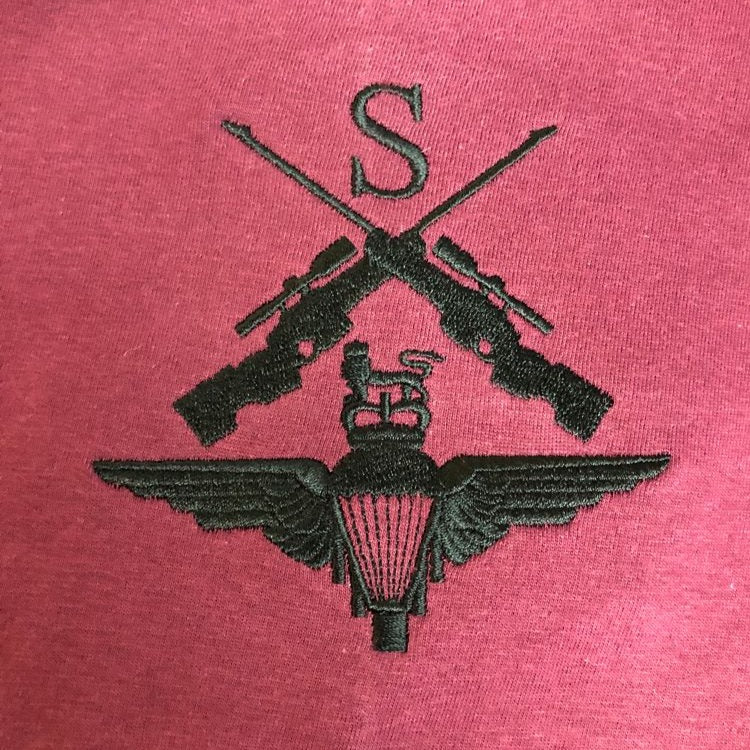 Embroidered Parachute Regiment Sniper - Choose your Garment