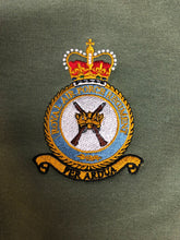 Load image into Gallery viewer, Royal Air Force Regiment (RAF) Crest- Embroidered - Choose your Garment
