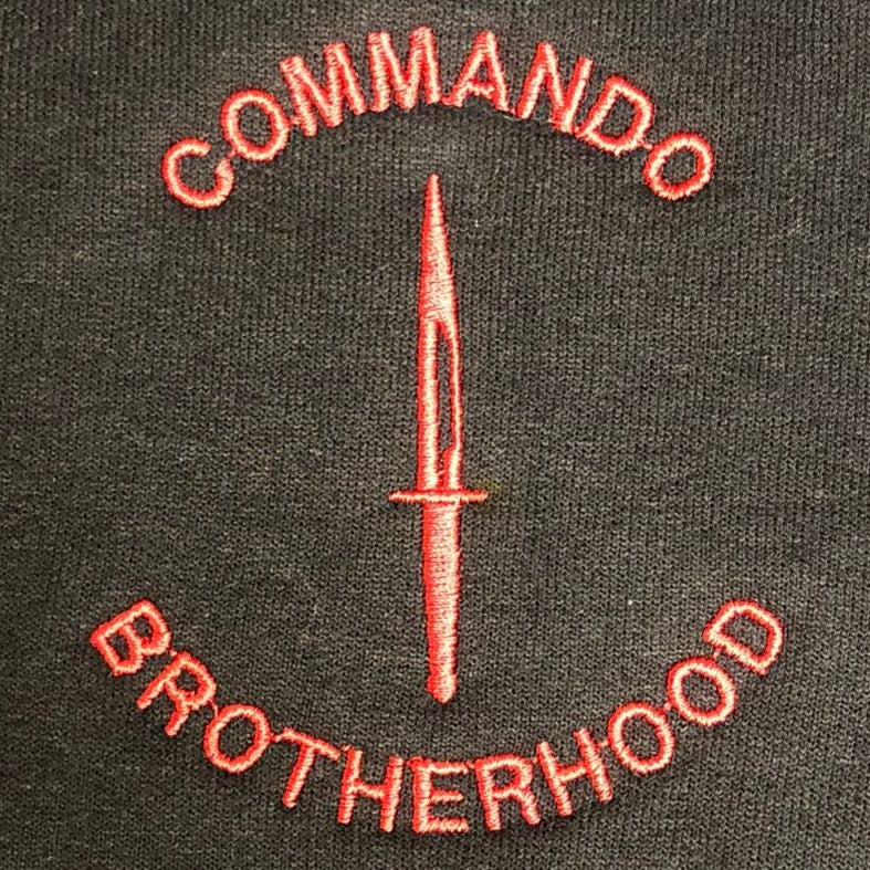 Commando Brotherhood  - Embroidered Design - Choose your Garment