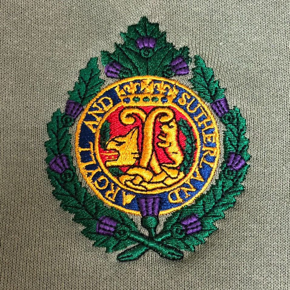 Argyll & Sutherland Highlanders - Embroidered - Choose your Garment
