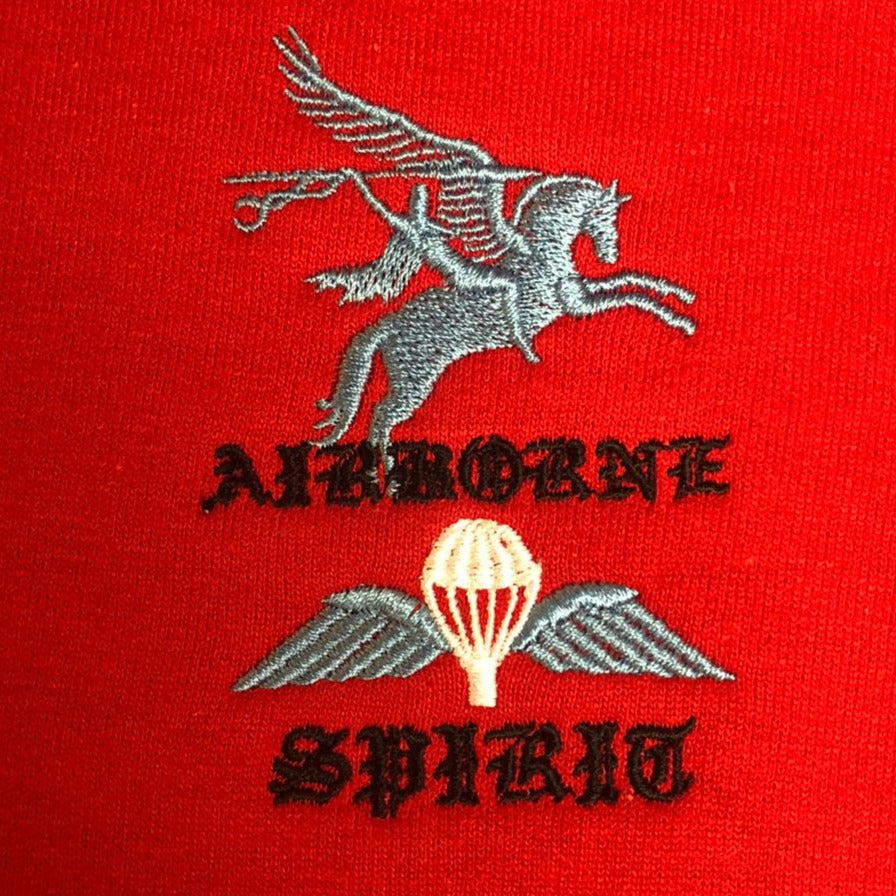Airborne Spirit (Pegasus & Airborne wings) - Embroidered - Choose your Garment