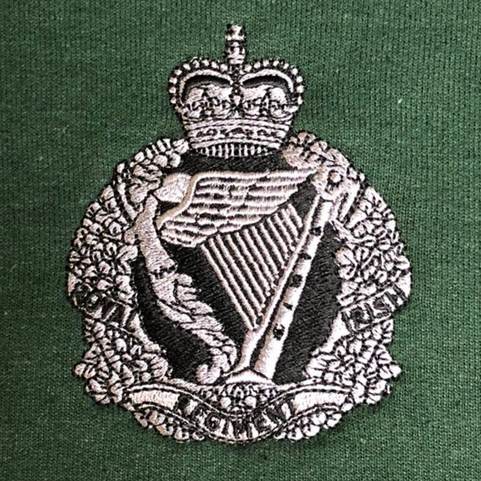 Royal Irish Regiment Crest - Embroidered - Choose your Garment
