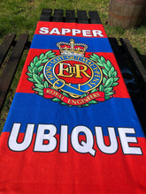 Load image into Gallery viewer, Fully Printed Royal Engineers (RE) Sapper Regimental Towel
