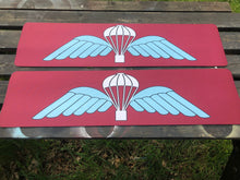 Load image into Gallery viewer, Printed Design Mat / Bar Runner - Airborne Parachutist Wings
