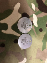 Engraved Current British Army Identification ID Dog Tags / Discs ...