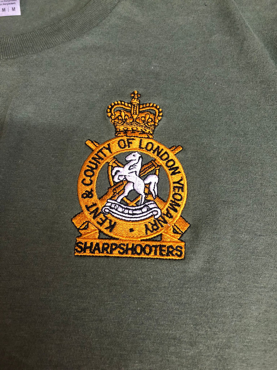 Kent & London Yeomanry Sharpshooters - Embroidered - Choose your Garment