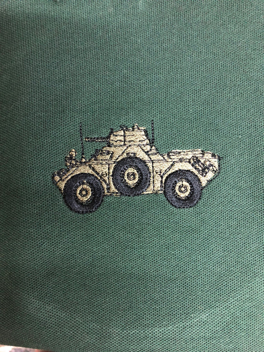 Armoured Fighting Vehicle AFV Scout Car Ferret Embroidered Design - Choose your Garment