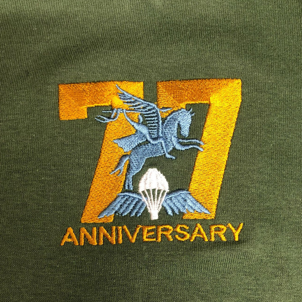 Embroidered 77th Arnhem Airborne Anniversary - Choose your Garment