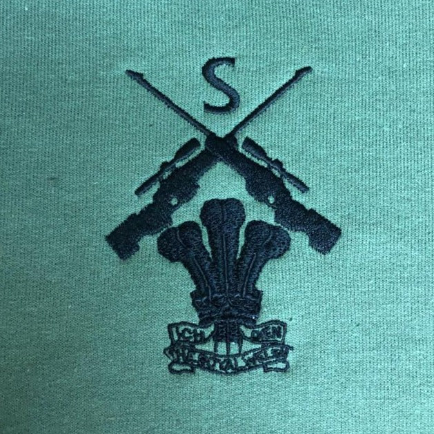 Royal Welsh Sniper - Embroidered Design - Choose your Garment